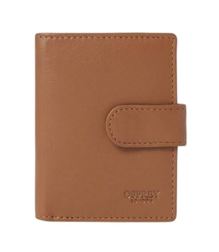 Wesley Leather Card Holder One Size Tan Osprey