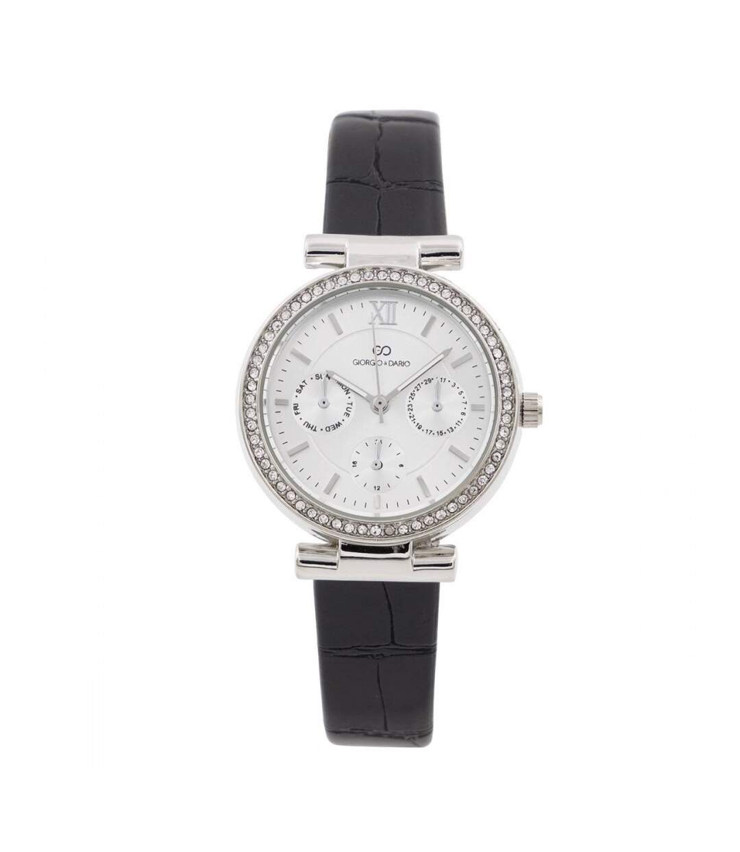 Votre Montre Femme Noir Strass GIORGIO