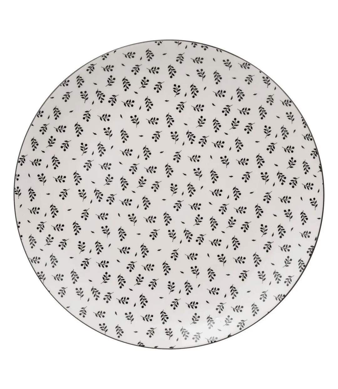 Lot de 6 Assiettes Plates Iris 26cm Beige-1