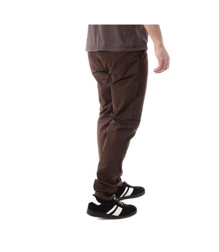 Chino marron foncé homme paname brothers costa 4lt