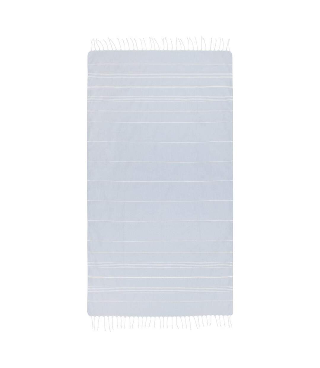 Anna hammam striped cotton beach towel light blue Generic-1