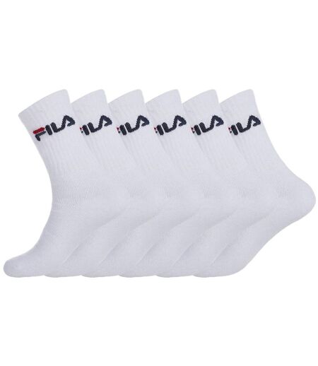 Lot De 6 Paires De Tennis Fila Blanc 43/46