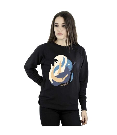Disney - Sweat THE LITTLE MERMAID COLOUR SILHOUETTES - Femme (Noir) - UTBI23345