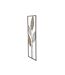 Déco Murale Encadrée en Métal Foglie 91cm Argent & Or-3
