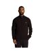 Mens full zip sweater jet black Lyle & Scott