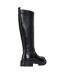 Womens/ladies D Iridea C Leather Knee-high Boots Black Geox-4