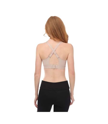 Brassière de sport tailored impact luxe femme taupe Adidas