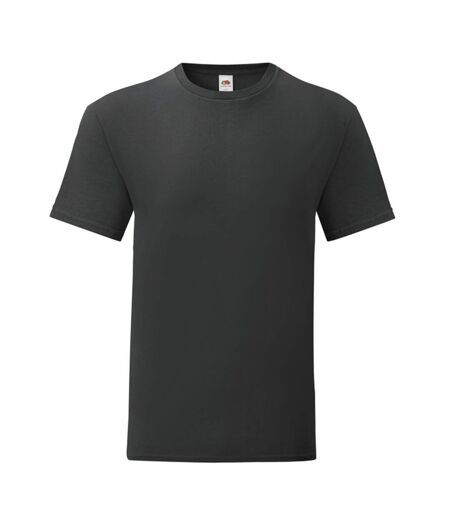 T-shirt Iconic Homme Noir Fruit Of The Loom