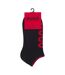 Pack Of 3  Mens Ankle Socks  Black Hugo-2