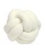 Furn Boucle Fleece Knotted Throw Pillow (Ecru) (One Size) - UTRV2522