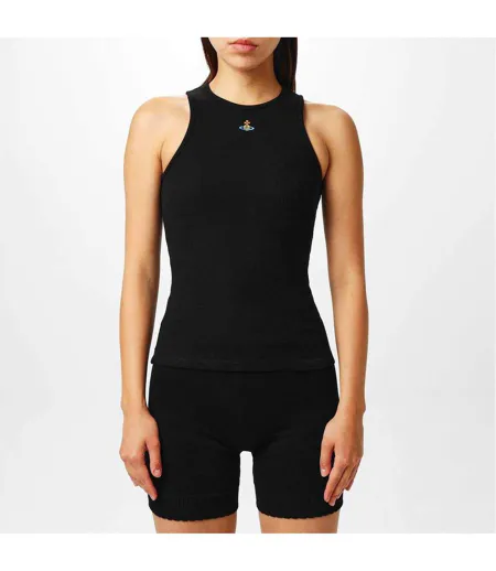Débardeur Style Années 90 Noir Vivienne Westwood