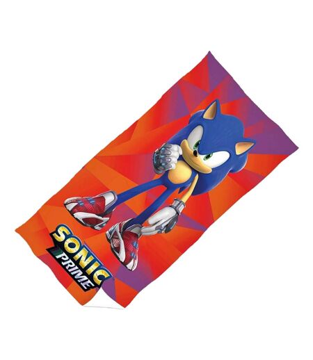 Cotton beach towel one size multicoloured Sonic Prime