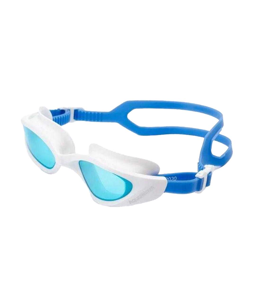 Lunettes De Natation Helm Adulte Blanc Bleu Aquawave-1