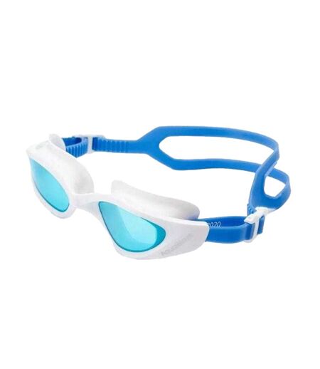 Lunettes De Natation Helm Adulte Blanc Bleu Aquawave