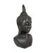 Statue Bouddha Tête Souriante 113cm Noir-2