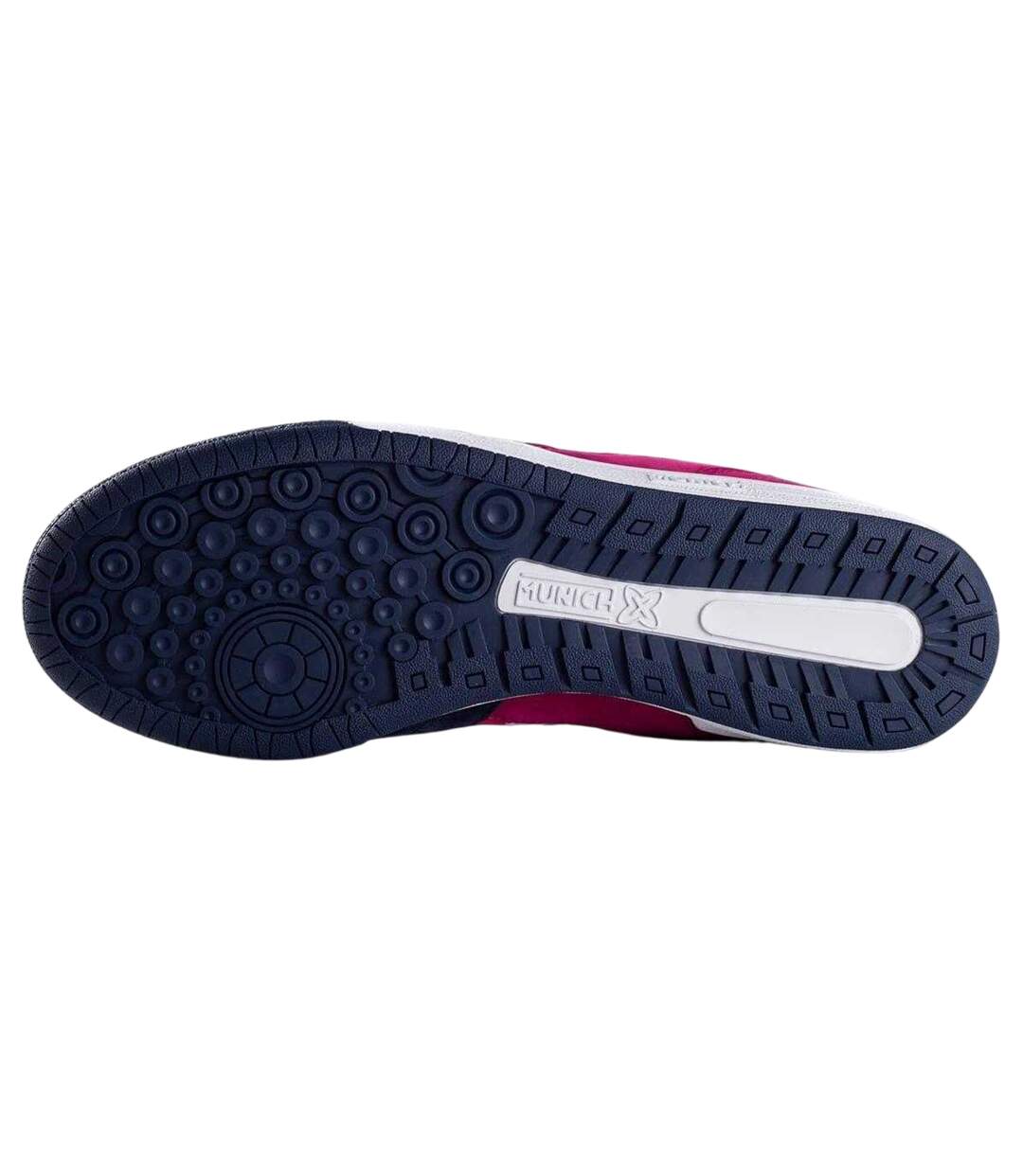 Chaussures De Foot En Salle Motif/style Signature Gresca Homme Bleu Marine Fuchsia Munich-3
