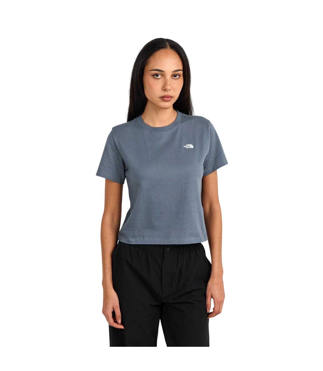 Womens/ladies Evolution Dome T-shirt Granite Grey The North Face-4