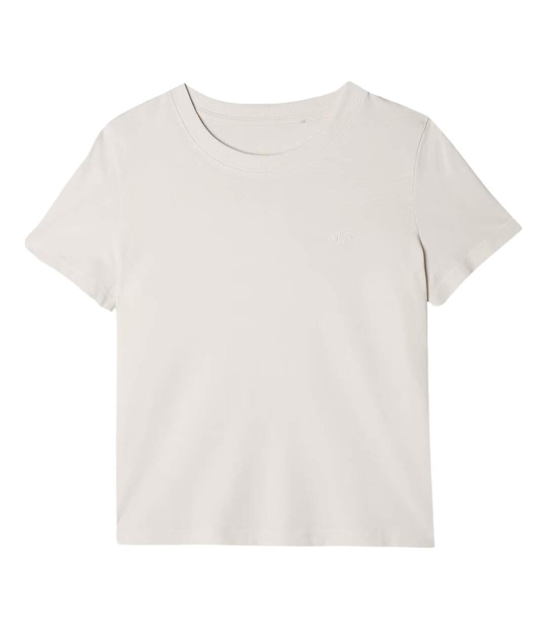 T-shirt Waw24ttshf1650 Femme Beige 4F-2