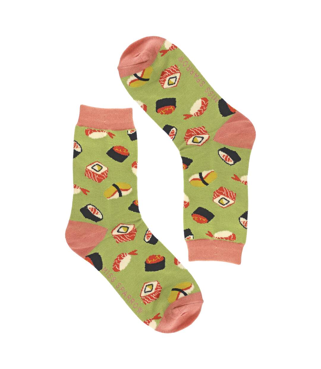 Ladies Sushi Novelty Patterned Bamboo Socks-3