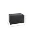 Coffre de Rangement Design Soldi 65cm Noir-5