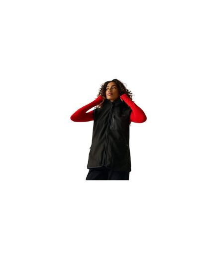 Womens/ladies Frankie Microfleece Body Warmer Black Regatta