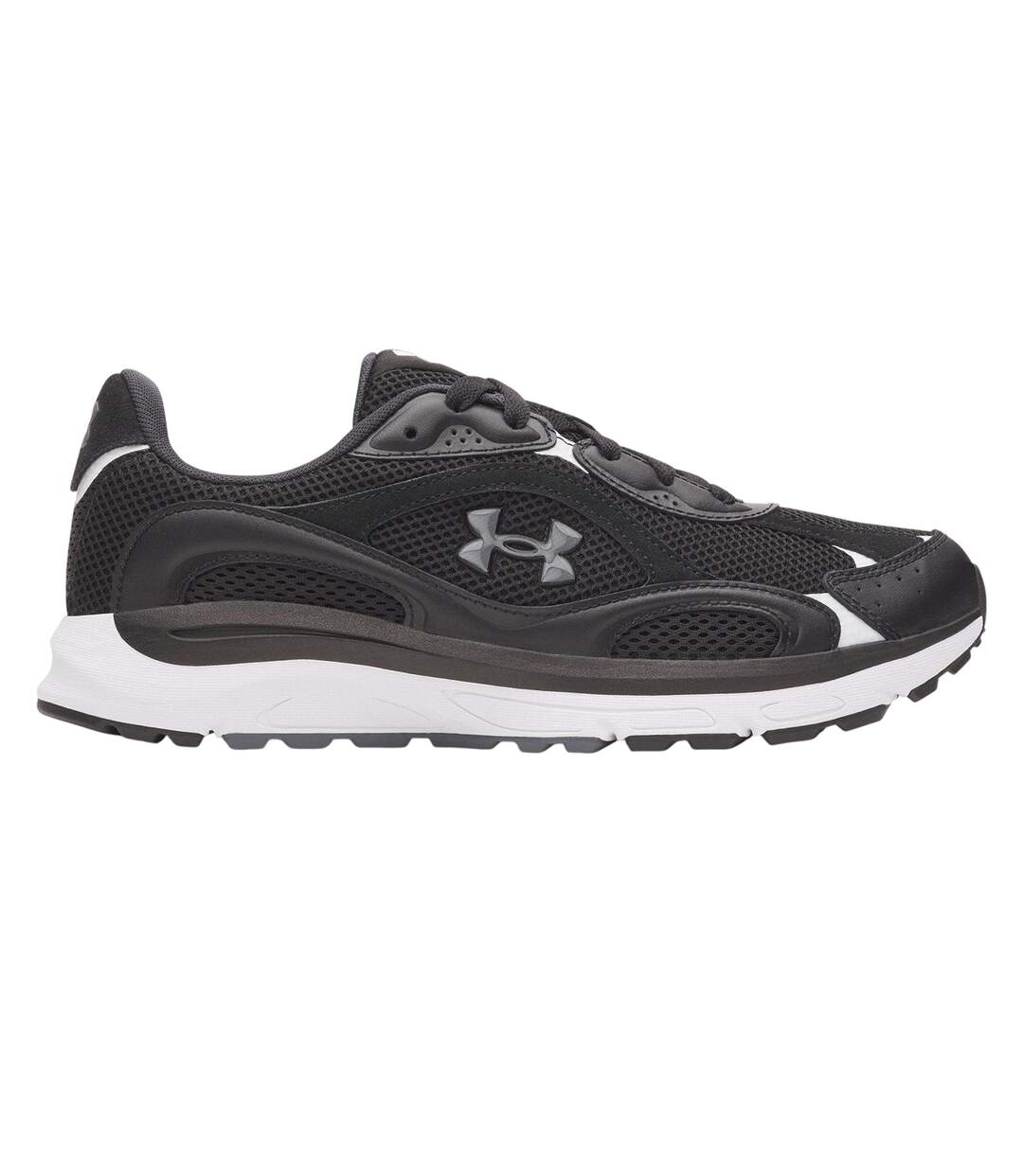 Baskets Motif/style Sportif Tech Homme Noir Gris Under Armour-1