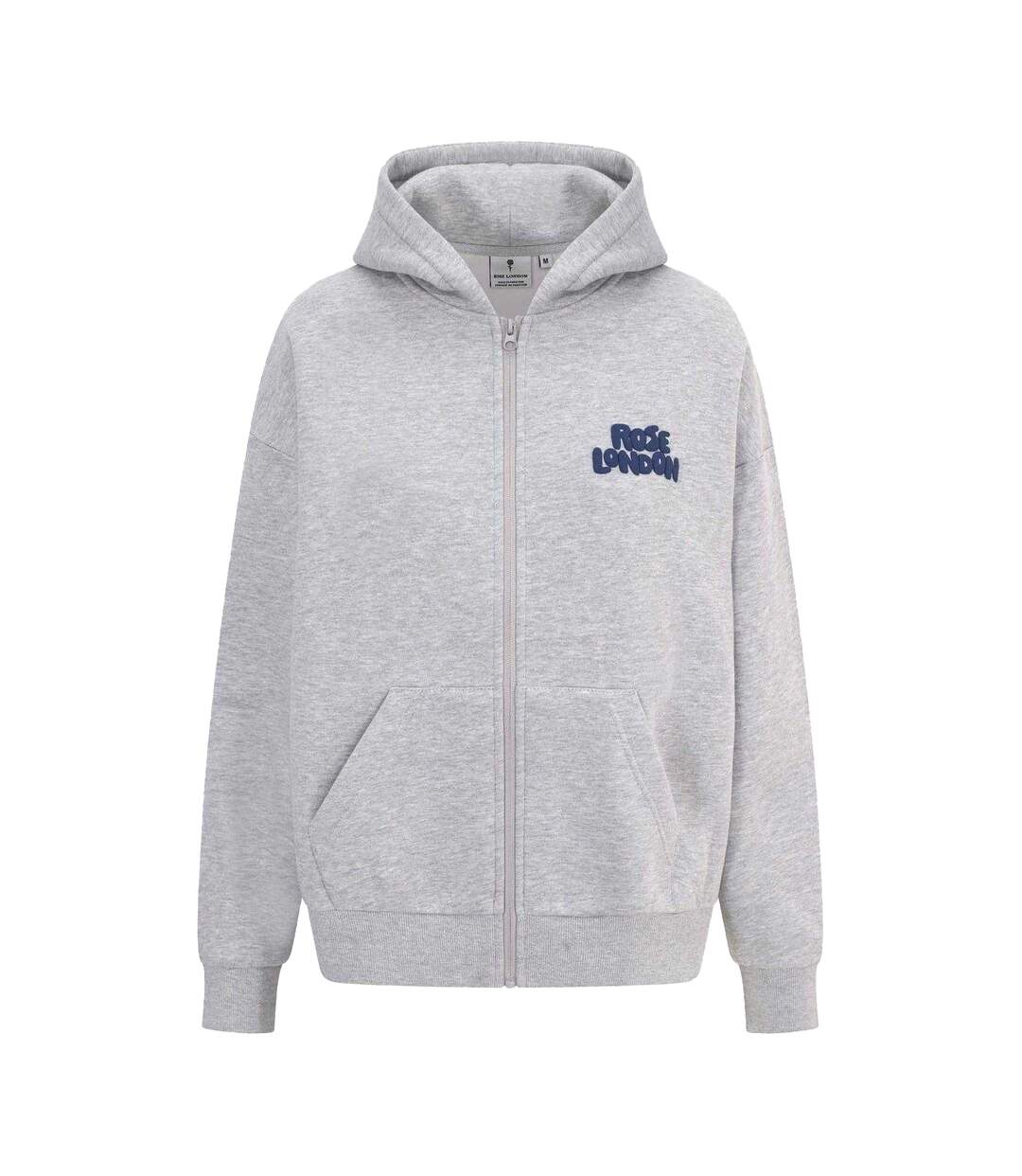 Veste À Capuche Motif/style Imprimé Graphique Femme Gris Chiné Rose London-1