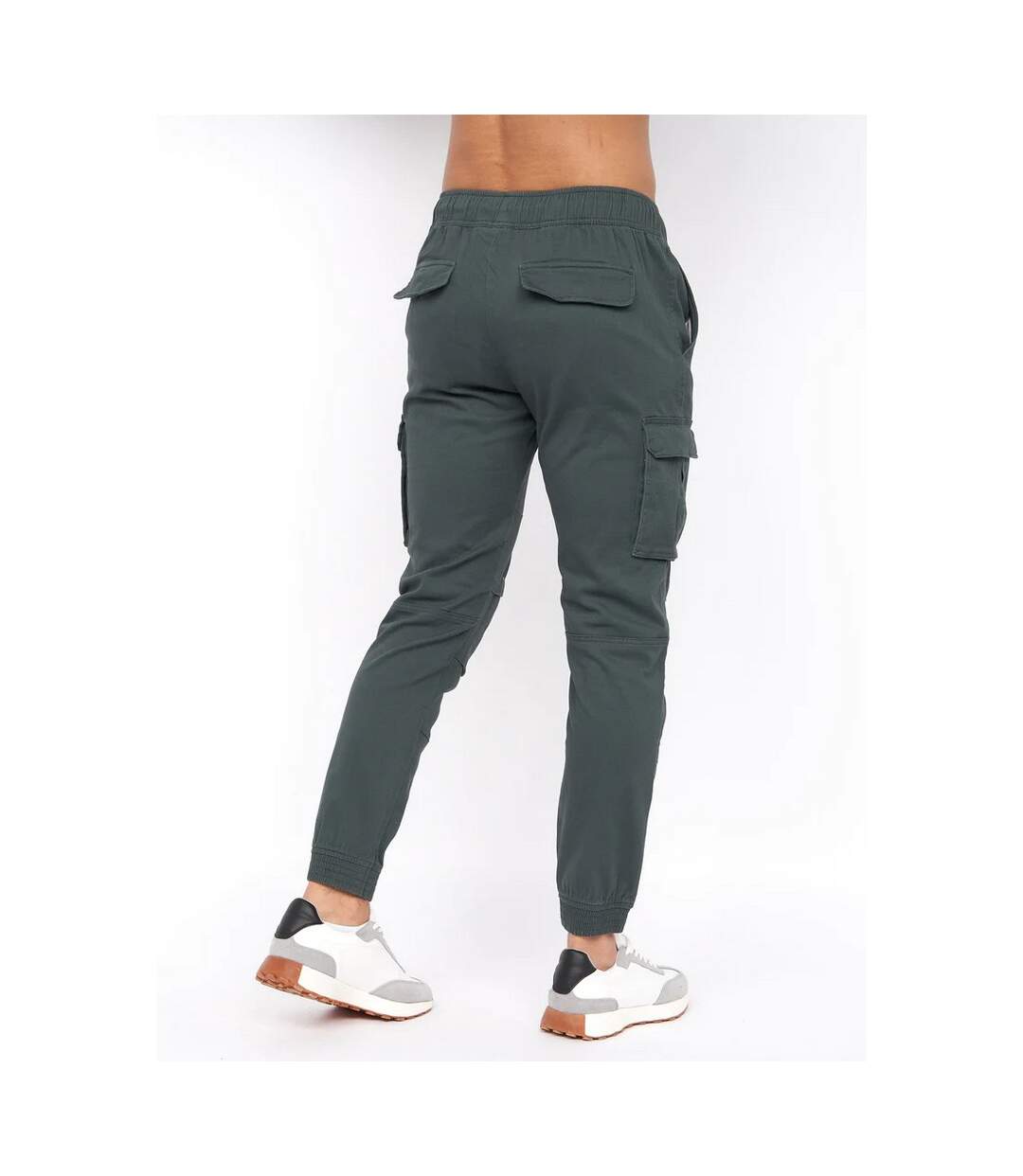 Crosshatch Mens Pendles Cargo Pants (Deep Forest)