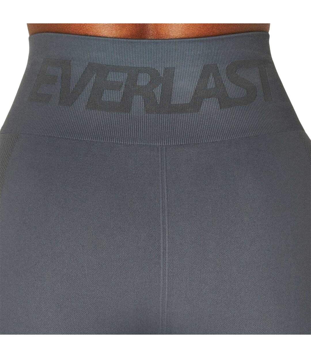 Womens/ladies Racer Leggings Shark Grey Everlast-3