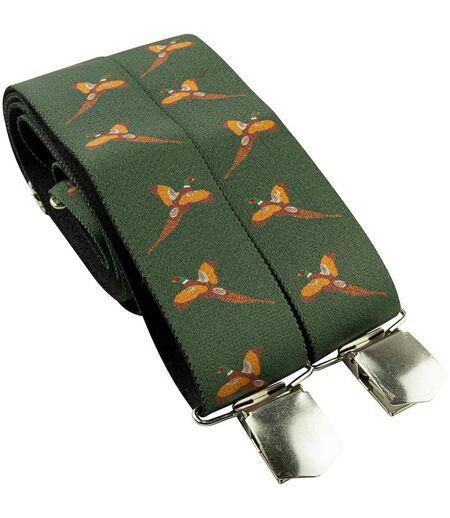 Bretelles Motif/style Faisan Taille Unique Vert Marron Jack Pyke