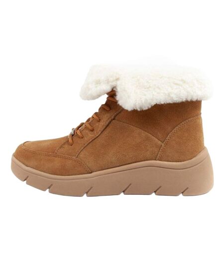 Bottines Stelvio Femme Marron Beige Crème Scholl