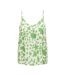 Débardeur beige/vert femme only selina-1