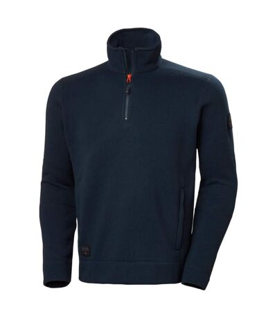 Mens kensington half zip fleece jacket navy blue Helly Hansen