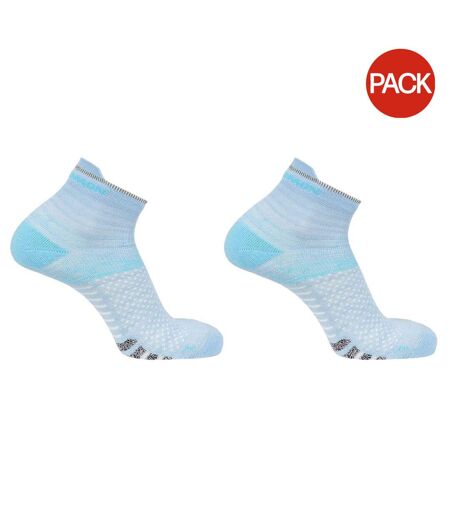 Lot De 2  Chaussettes De Sport Predict Femme Bleu Salomon