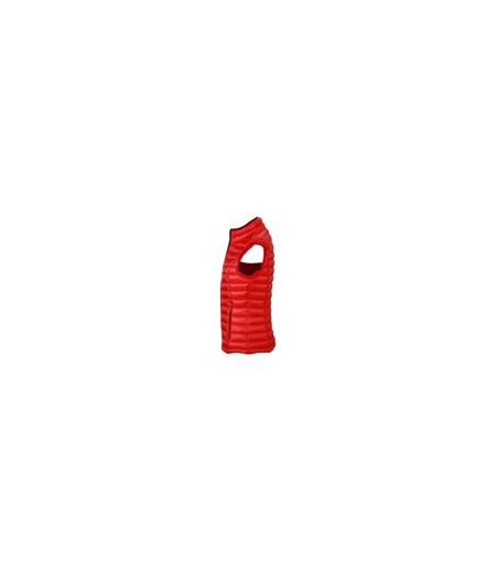 Gilet sans manches matelassé duvet FEMME - JN1079 rouge - doudoune anorak