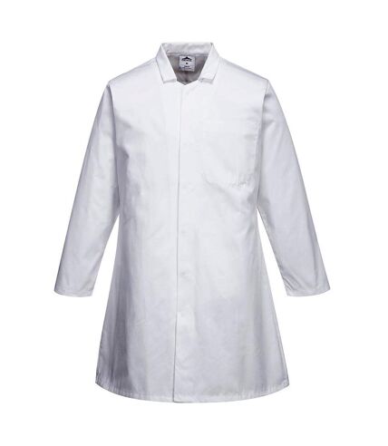 Portwest Mens Pocket Food Coat (White)