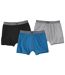 Pack of 3 Men's Comfortable Stretch Boxer Shorts