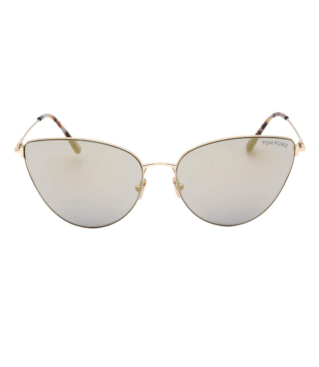 Lunettes De Soleil Motif Brillant Anais Femme Taille Unique Rose Doré Tom Ford-1