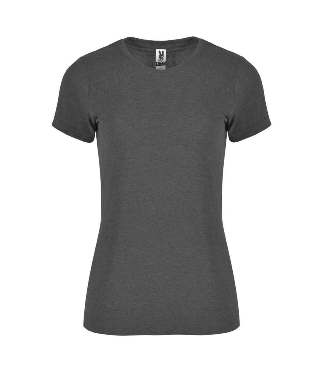 T-shirt fox femme noir Roly-1