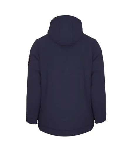 Doudoune Matelassée Motif/style Logo Dans Cercle Homme Bleu Marine Plein Sport