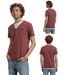Tee-shirt homme orange col V 100 % coton - moderne et facile à  porter au quotidien-2