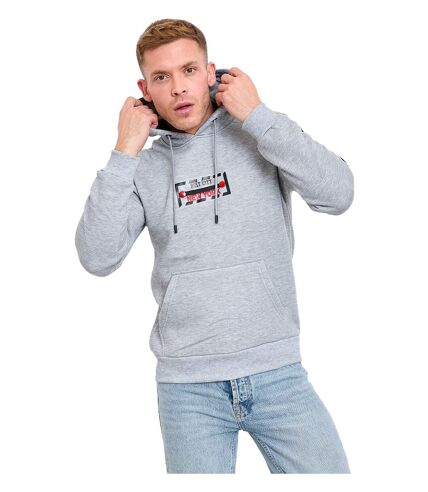 Sweat capuche  homme - Sweat manches longues de couleur gris