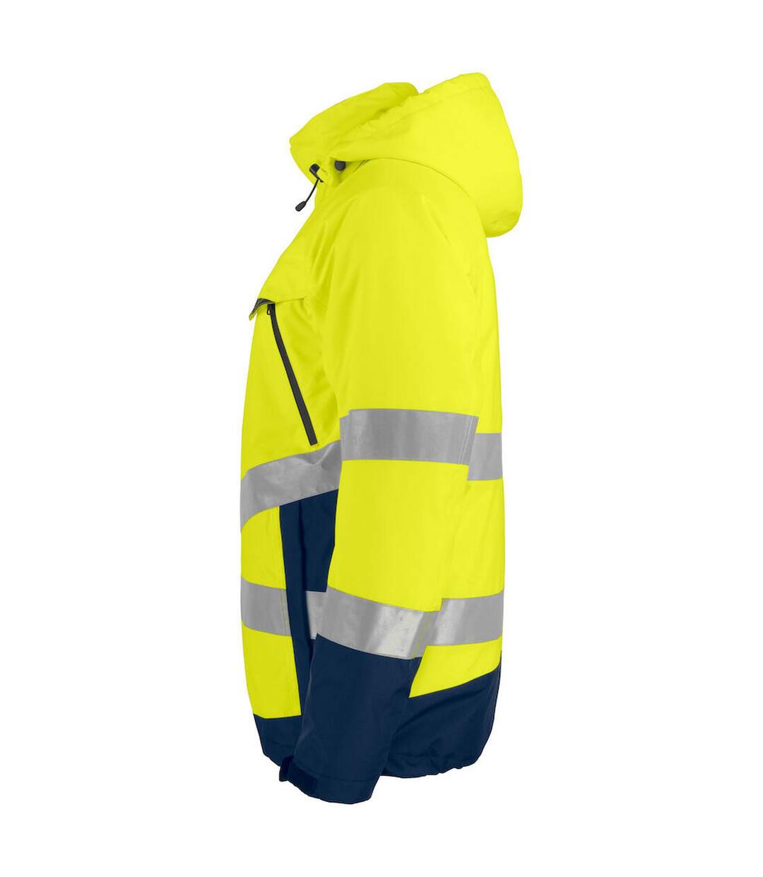 Mens Functional Reflective Tape Padded Jacket Yellow Navy Projob-3