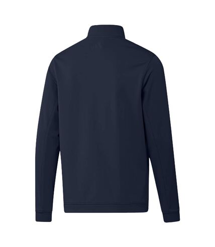 Adidas Mens Elevated Quarter Zip Sweatshirt (Collegiate Navy)