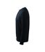 Sweat Manches Longues Essential Homme Bleu Marine Foncé Malfini-3