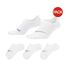 Lot De 3  Socquettes Everyday Plus Femme Blanc Nike-1