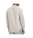 Chemise beige/blanc homme tommy hilfiger tjm reg linen-2