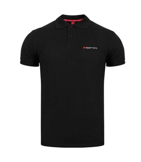 Polo Motif/style Petit Logo Homme Noir Ozoshi