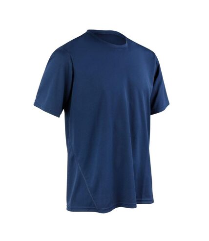 Spiro Mens Quick-Dry Sports Short Sleeve Performance T-Shirt (Navy)