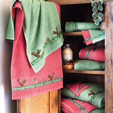 2 gants de toilette